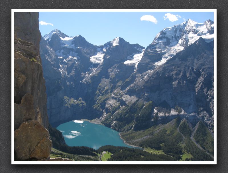 2 Unter uns immer der Oeschinensee