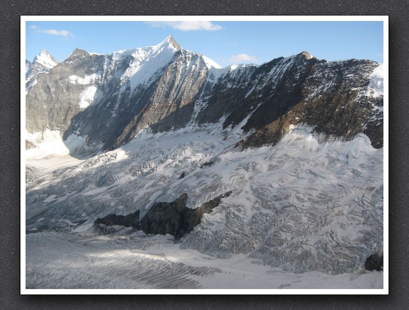 7 Blick von der Hütte Richtung Fiescherhörner