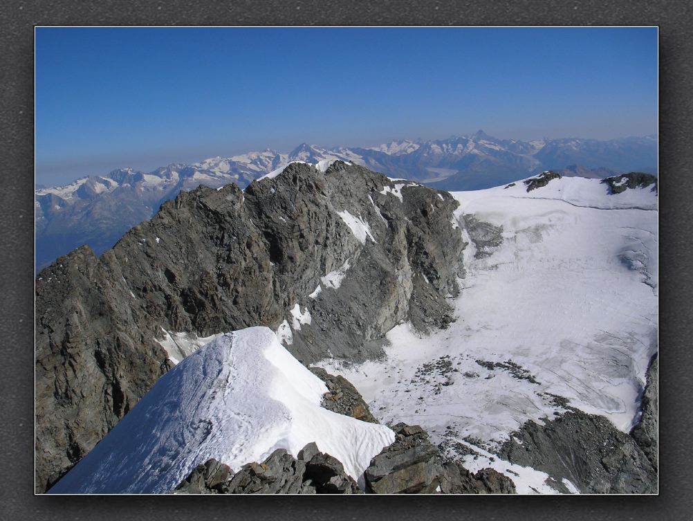 4 Fletschhorn vom Lagginhorn her gesehen