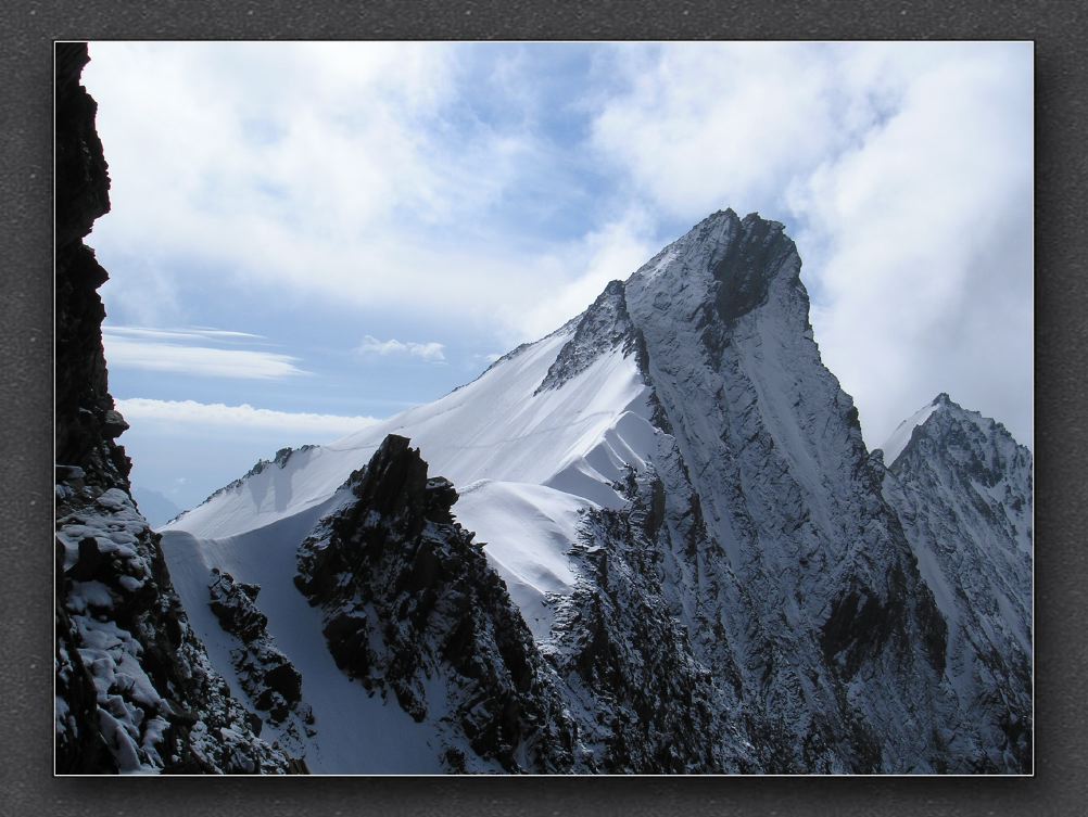 5 Blick vom Stecknadelhorn zum Nadelhorn