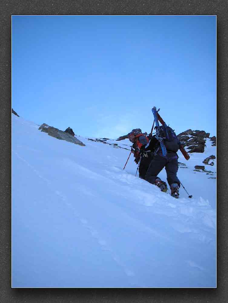 5 Aufstieg auf den Col  du Mont Brulé