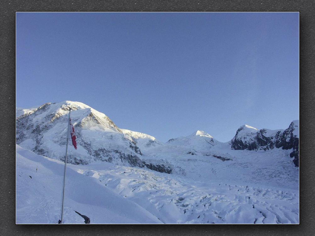 2 Abend vor der Monta Rosahütte