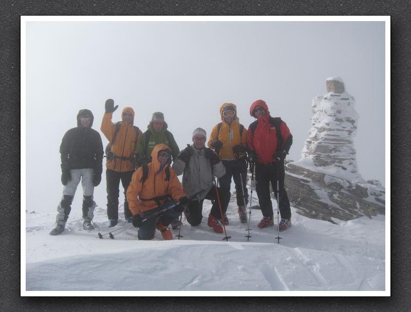 2 Auf dem Gipfel bei eiskaltem Wind