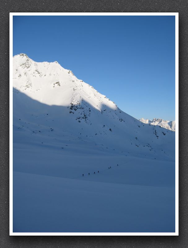 3 kurz nach der Hütte frühmorgens