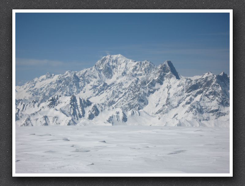 6 Der Mont Blanc gegenüber